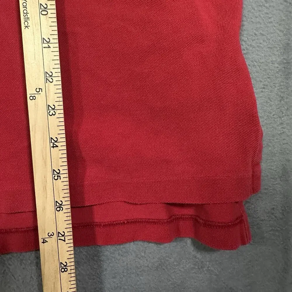 Polo Ralph Lauren Polo Shirt Red Men’s Medium Cotton Classic Y2K Casual Golf